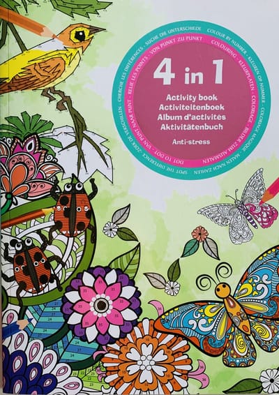 4-in-1 Kleur- en Activiteiten boek - Doeboek - Kleurboeken voor Kinderen - Tekenboek voor Kinderen - Kleurboek Kinderen - Tekenen Kinderen - Kleurplaten - Tekenblok voor Kinderen - 56 Pagina's - 21 x 29,7 cm - Vanaf 6 jaar