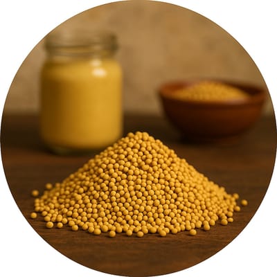 De Kruidenbaron - Mosterdzaad geel heel - zak 1 kilo