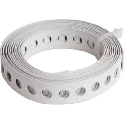 Alberts Gaatjesband - Wit Verzinkt Staal - 12mm X 1,5m