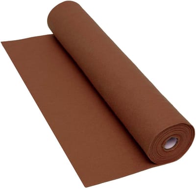 Colorations viltrol bruin knutselmateriaal 160 gsm 5 meter x 45 cm.