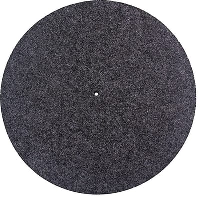 MTTproducts- Draaitafel Mat 295 mm - Antistatisch - Antislip - Anti-vibratie - Audiophile - Verbeterde Geluidskwaliteit - Platenspeler Mat
