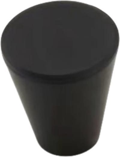 MSQDESIGN Kastknop zwart (Metaal) - Kastknoppen zwart - Deurknopjes zwart voor kast - Deurknopjes zwart - Meubelknop zwart - Meubelknoppen zwart - kast knop zwart - Deurknoppen zwart - Ladeknoppen voor deurtjes -incl schroeven