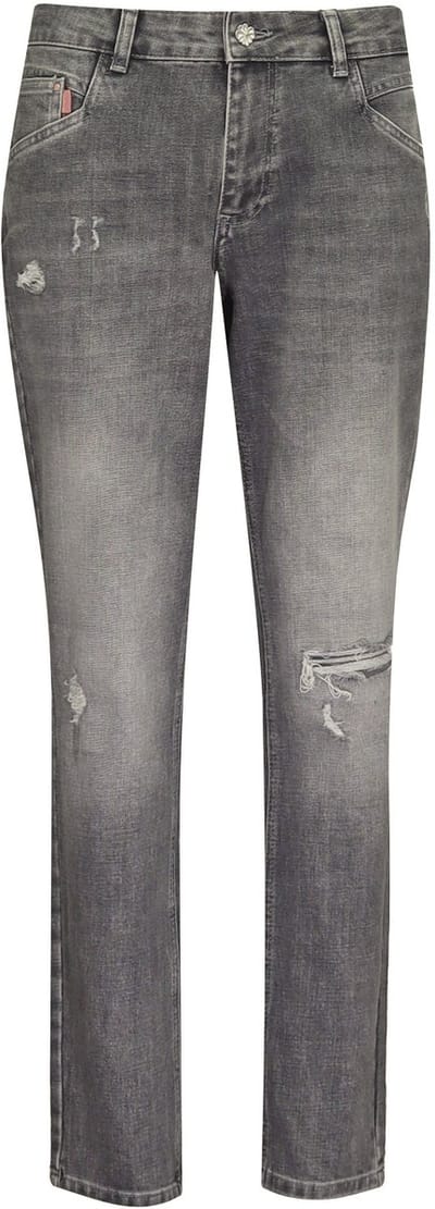 Para Mi - grijze Bowie destroy jeans - maat 38