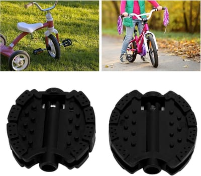 2 Pcs Kinderfiets - Kinderen Sport - Buiten Fietsen - Pedal Plastic Driewieler - Fiets Pedalen - Kinderwagen Voorwiel Voetpedalen Accessoires