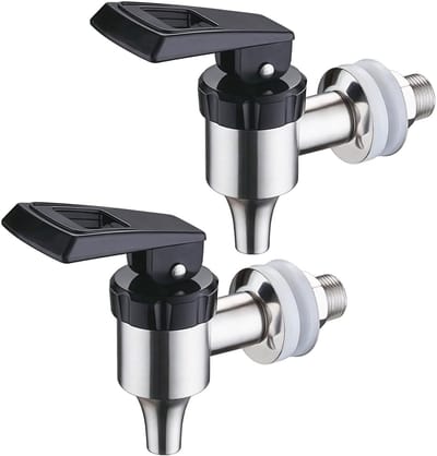 Dailygoods- Drankdispenser Roestvrij Staal - Tapkraan 16 mm - Waterdispenser - Lekbescherming - Filterontwerp - Verstelbare Waterstroom