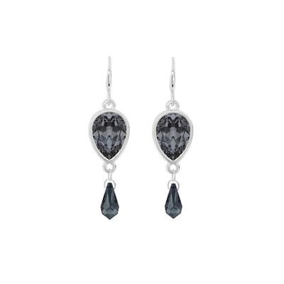 Silver Night Bling - oorhangers - 925 sterling zilver