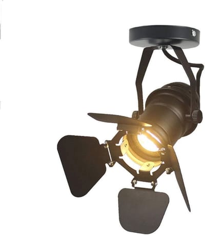 Industriële plafondlamp en wandlamp in vintage landelijke stijl voor huisdecoratie