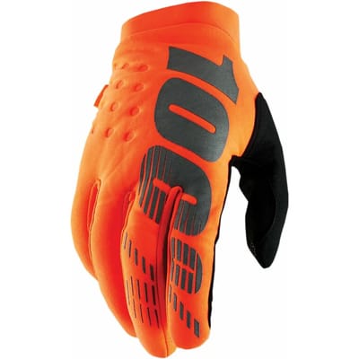100percent Brisker Off-road Handschoenen Oranje L Jongen