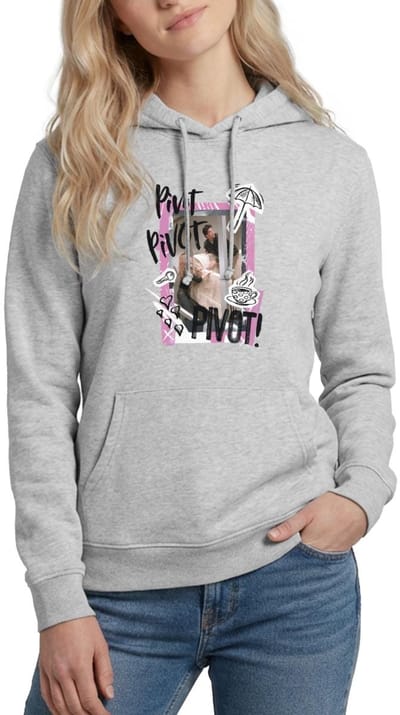 Friends Pivot Rachel Ross Chandler Hoodie Dames