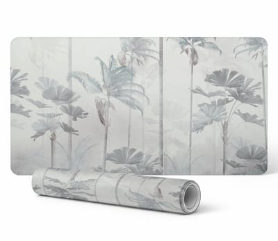 Antislip muis- en toetsenbordmat Delicate Jungle 100x50 cm