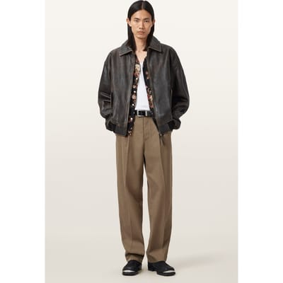 AllSaints Tallis Straight Baked Brown Taglia: W30 | Pantaloni Outlet | Uomo | Marrone