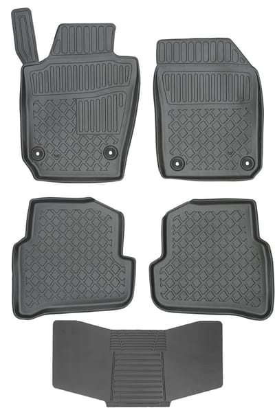 Max-Dywanik Aristar 603289 Serie - Autovloermat voor Skoda - Hatchback Kombi 2014-2021 - TPE Materiaal - Zwart