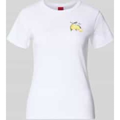 regular fit T-shirt van katoenmix model 'DELORIS_4'