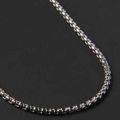 Collier chaîne Figaro tendance pour hommes, en acier inoxydable, couleur or, long collier pour hommes, bijoux cadeau, collier Hombres 22inch (55cm)
