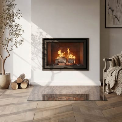 Coloray Vloerplaat Houtkachel - Onderplaat Kachel - 100 cm x 50 cm - Houtkachel Vloerplaat - Bruin Vloerplaat Kachel - Onderplaat - Vloerplaat voor Houtkachel - Vloerplaat Open Haard - Onderplaat Voor Houtkachel