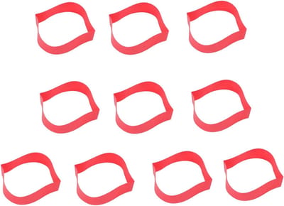Stoelbanden voor Kinderen - Zitbanden Concentratie - Verbeteren Aandacht - Flexibel TPE Materiaal - 30x5 cm - Rood