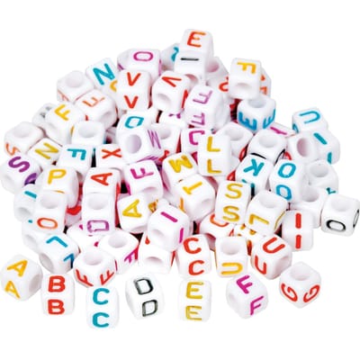 Letterkralen "Kleurrijk"