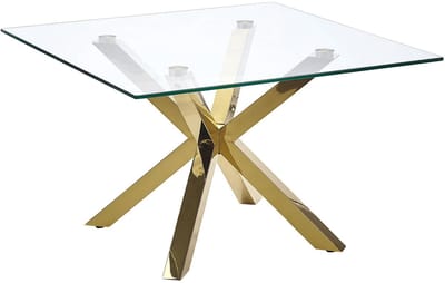 STARLIGHT - Salontafel - Goud - Veiligheidsglas