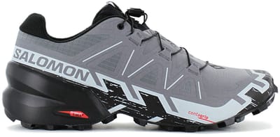 Salomon Speedcross 6 - Heren Trail-Running Schoenen Hardloopschoenen Grijs 417380 , Maat: EU 40 UK 6.5