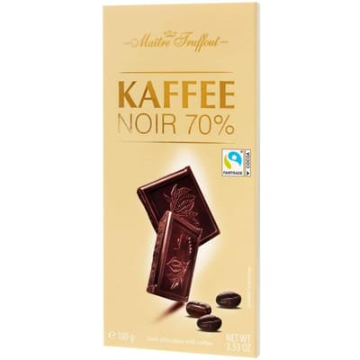 Chocolat Noir 70% au Café MaitreTruffout 100 g