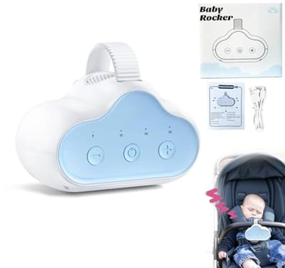 Schommelhulp voor Baby's - Oplaadbaar, Stil en Instelbaar - Universeel voor Kinderwagens