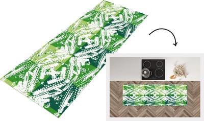 Keukenloper - Loper keuken - Cactus - Planten - Patroon - 150x50 cm - Keukenloper vinyl