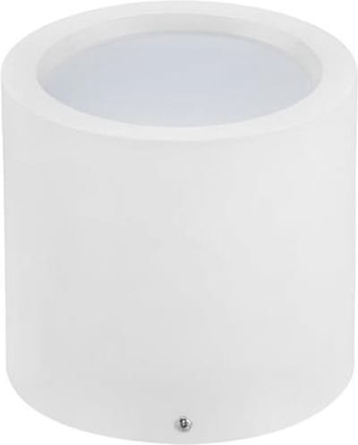LED Downlight - Opbouw Rond Hoog XL 15W - Natuurlijk Wit 4200K - Mat Wit Aluminium - Ø180mm