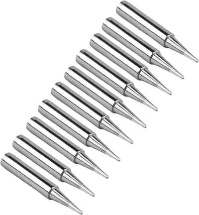 Pack of 10 Soldering Tips - 900M-T-B - Vervangende Soldering Tips Set van Hoge Kwaliteit - Corrosiebestendig - Makkelijk Schoon te Maken - Compatibel met Diverse Soldering Stations