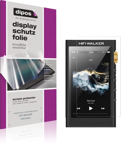 dipos – 4x Beschermfolie geschikt voor HIFI WALKER H20 Ultra | Krasbestendige & heldere Screenprotector Ultra-Thin