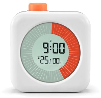 3-in-1 Digitale Timer met Klok en Alarmfunctie - 60 Minuten Afteltimer voor Thuis, Keuken, Badkamer, Toilet en School