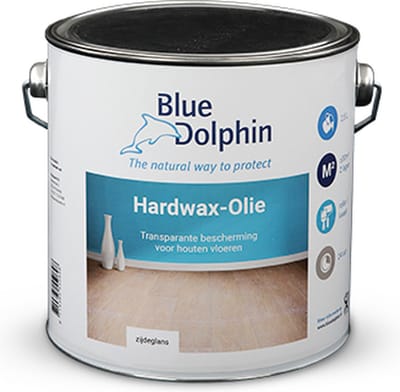 Hardwax olie zijdeglans 2.5 liter transparant zijdeglans