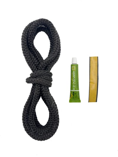 Kachelkoord - rond - 6mm lengte 3 meter met lijm en tape