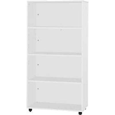 Schäfer Shop Select LOGIN rekken, 4 dossierhoogtes, B 800 x D 420 x H 1514 mm, lichtgrijs
