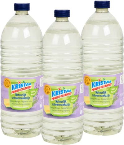 Lavendel Azijn 3x1Lit. Bio schoonmaakmiddelen pakket. Milieu vriendelijk, duurzaam, spaarzaam.