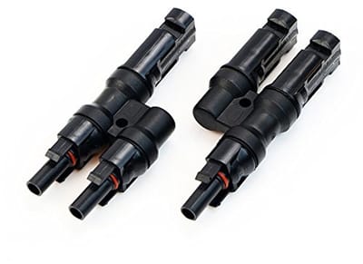 MC4 Y Connector Set voor Zonnepanelen - MMF + FFM Zonne-Stekkers voor Parallelschakeling