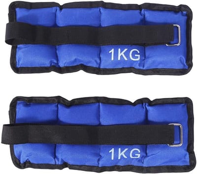 Verstelbare Pols- en Enkelgewichten - 2x 1 kg - Ideaal voor Fitness, Training, Wandelen, en Joggen