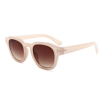 Zonnebril Creme - Bruin Gradient - Zomer 2024 - Festival Zonnebril