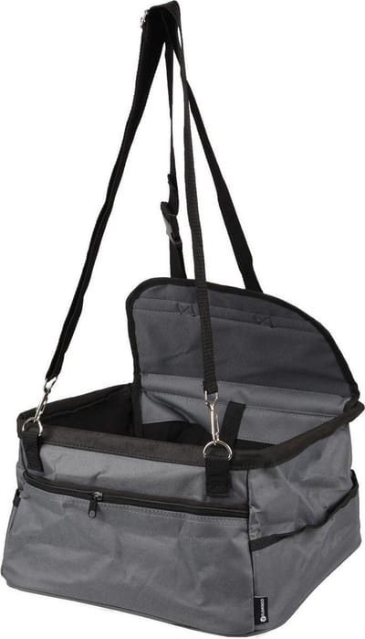 MaxxPet Autostoel hond - Opvouwbare Hondenmand Auto - Hondenstoel auto opvouwbaar - Reisbench - 41x36x25 cm - Grijs