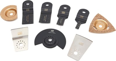 HBM 9-delige toebehorenset voor multitool