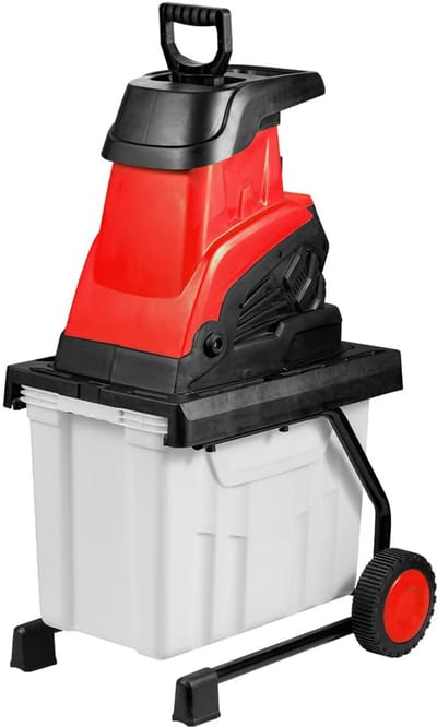 Elektrische Biohakselaar - Tuinhakselaar Mulcher - Takken Verwerken - Krachtige 2600W Motor - 44 x 55 x 105 cm