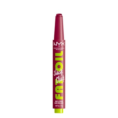 NYX Professional Make Up Fat Oil Slick Click Lippenbalsem - Tot 12 uur hydratatie - Verrijkt met avocado-, keizersbes- en framboosolie - In The Drafts - 2gr