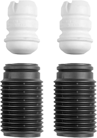 Beschermingsset Schokdempers - Stofhoes Kit - Veilige Wegligging - Optimale Dempingscontrole - 48 cm - Zwart