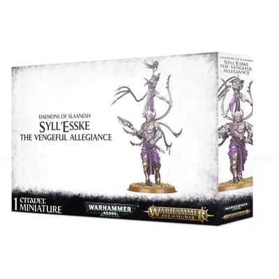 Figurine Games Workshop Warhammer AoS & 40k - Daemons Of Slaanesh Syll'Esske The Vengeful Allegiance