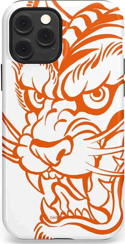 Casetastic Hoesje Geschikt voor Apple iPhone 12/12 Pro Magsafe - Stijlvolle Beschermende Duo-layer Case - Wilde lijnen