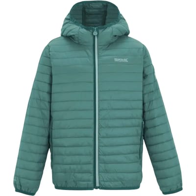 Kinderjas met capuchon en gewatteerde look (Hillpack)