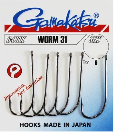 Gamakatsu Worm 31 Haak #2