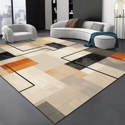 Noordse Grote Maat Abstracte Tapijten voor Woonkamer Licht Luxe Sofa Gebied Decoratie Tapijten Huis Slaapkamer Lounge Antislip Vloermat 60*90cm