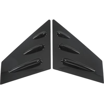 2 stuks Achteruitkijkspiegel Zijspoiler Raam Scoop Lamellen Afdekking Vervanging voor Subaru WRX STI zwart