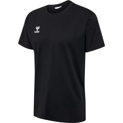 Hummel Heren T-Shirt Ronde hals geborduurd logo Regular fit basis Sportshirt
