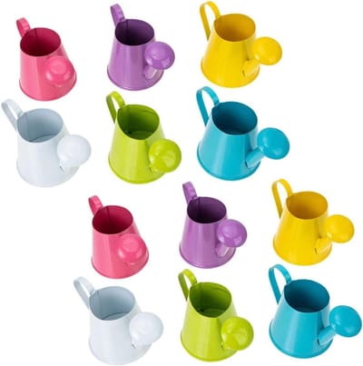 Mini Gieters - Kleine Gieters Bloemengieter - Kamerplanten Water Geven - Realistisch Model - 12 Stuks - Diverse Kleuren